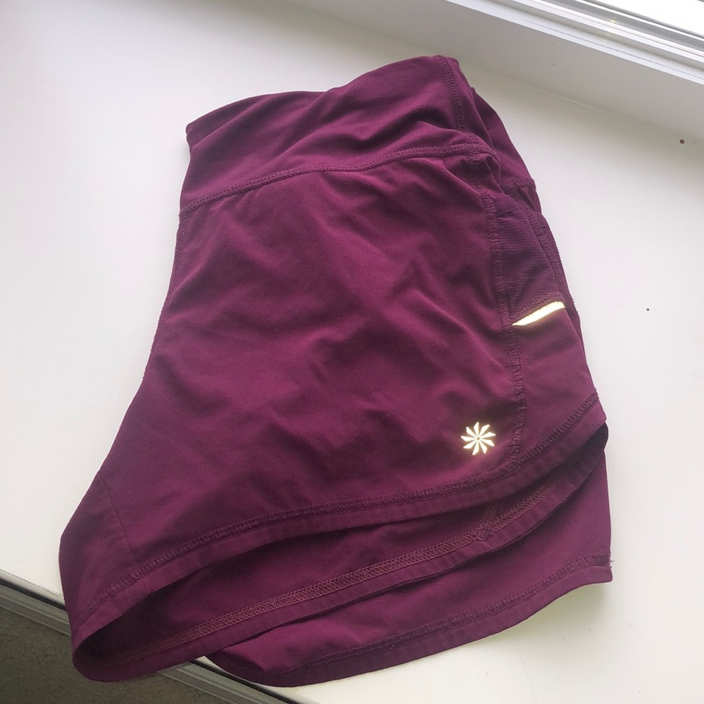 Athleta Plum Athletic Shorts